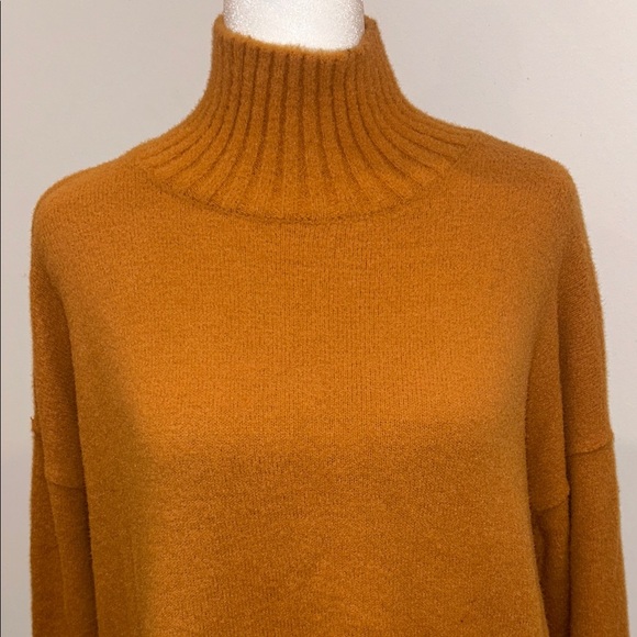 Free People Women's Vancouver Turtleneck Pumpkin Pie Sweater, Size Small - Picture 4 of 10